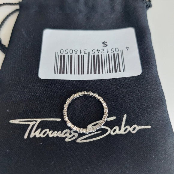 2/$50Thomas Sabo Ring Dots with Little White Stone - Picture 9 of 10